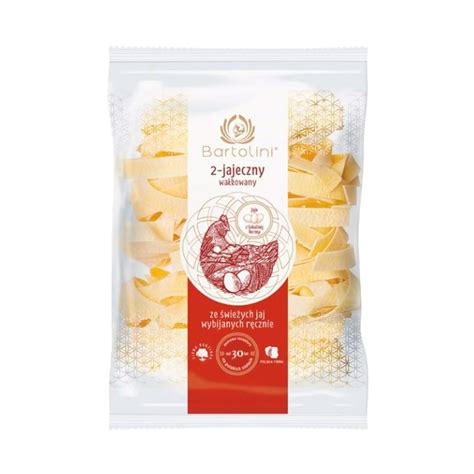 Makaron wałkowany 2 jajeczny pappardelle gniazda 400g Bartolini