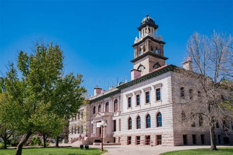 Exterior View of the Colorado Springs Pioneers Museum Stock Photo ...