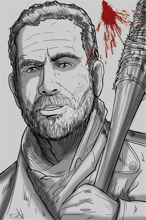 Negan Fan Art Walking Dead Fan Art The Walking Dead Negan