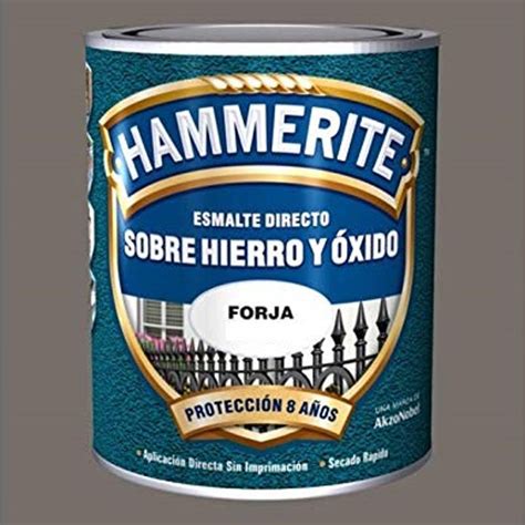 Esmalte Directo Hierro Y Oxido Hammerite Gris Forja Ml Precio