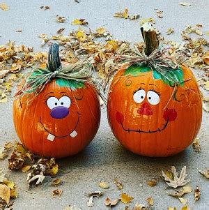 pumpkin-face-painting-idea - Craftionary