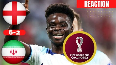 England Vs Iran 6 2 Highlights Goals FIFA World Cup 2022 Reactions Saka