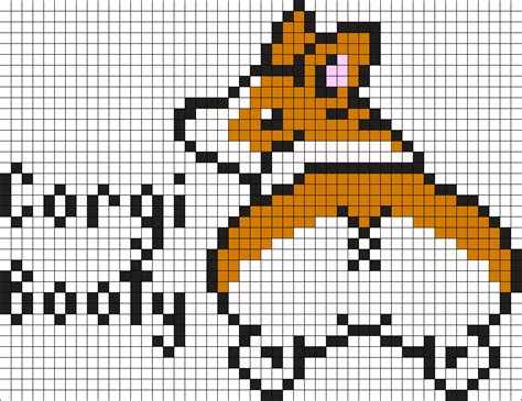 Corgi Perler Bead Pattern