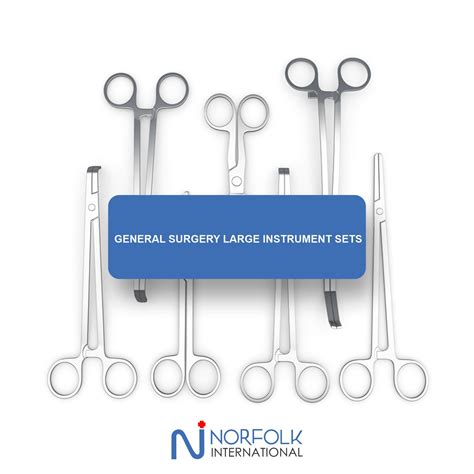 General Surgery Large Instrument Sets Norfolk Instruments