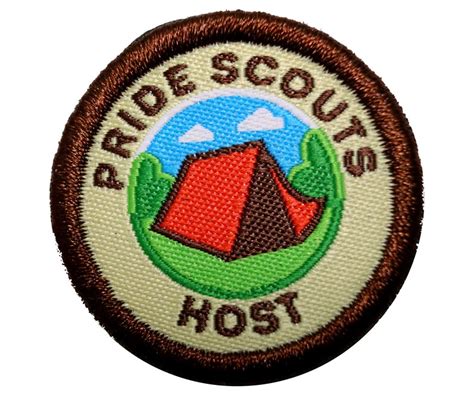 Pride Scouts Queer Merit Badge Host Badge Lgbtq Sexual Awareness Badge Embroidered Patch Woven