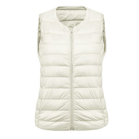 Womens Puffer Vest Sleeveless Quilted Lightweight Jackets Packable Warm