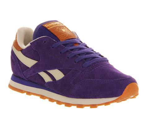 Reebok Classic Leather W in Purple - Lyst