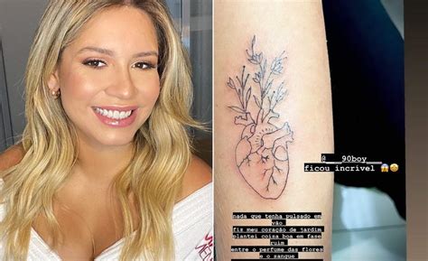 Mar Lia Mendon A Faz Nova Tatuagem E Revela Significado Plantei Coisa