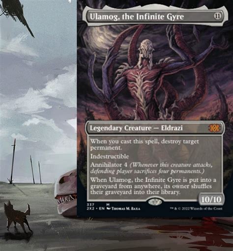 Ulamog The Infinite Gyre Commander Deck Eldrazi Edh Ready To Play Magic Mtg Alternate Art Etsy