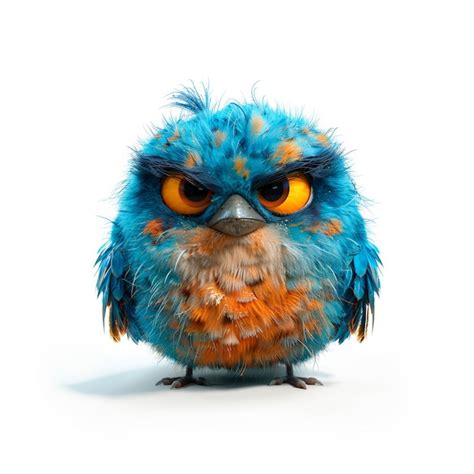 Angry Birds Movie 2 Blue Bird Character Closeup | Premium AI-generated ...