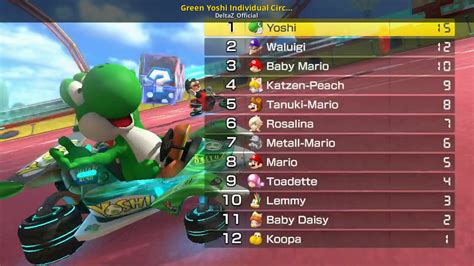 Green Yoshi Individual Circuit Special Mario Kart 8 Mods