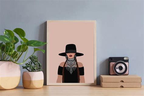 Beyoncé's Formation Hat Poster, Printable Wall Art, A3, A4 or A5, Art ...