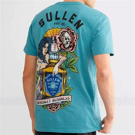 Sullen Art Collective Shirts Sullen Art Collective Blue Premium Fit