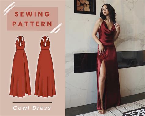 Designs Cowl Neck Slip Dress Pattern Free Sheeraamylee