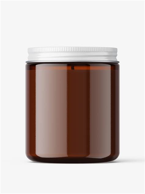 Glass Jar Mockup