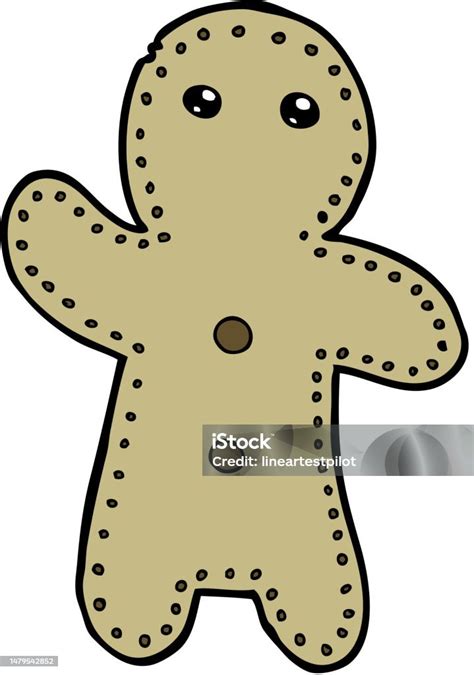 Cartoon Gingerbread Man Stock Illustration Download Image Now Art