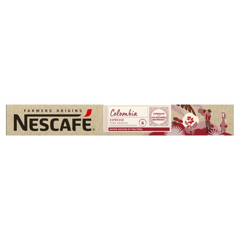 Nescaf Farmers Origins Colombia Espresso Capsules Nescaf Fr