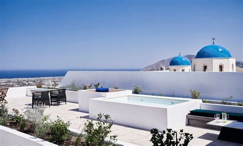 Katikies Garden In Santorini Greece