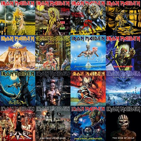 Iron Maiden Discography Remastered Edition Studio Albums 1980 2021