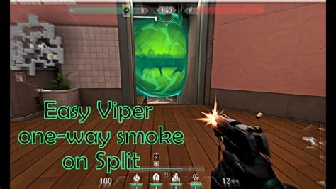 Valorant Easy Viper One Way Smoke On Split Youtube