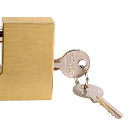 FIXTEC Brass Block Padlock