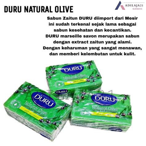 Jual Duru Soap Natural Olive Oil Extract Shopee Indonesia