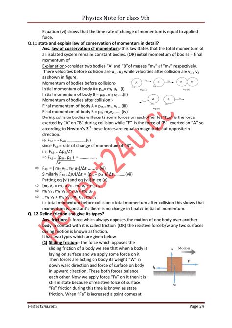 Physics Notes For Class 9th