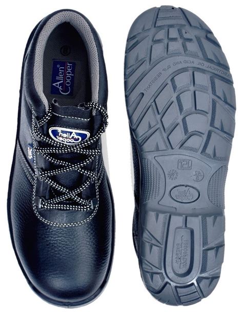 Leather Allen Cooper High Ankle Safety Shoe At Rs Pair In Barmer