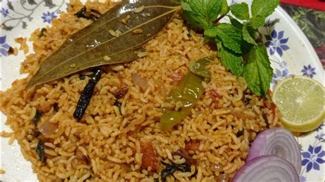 Tomato Rice టమాటో రైస్ Simple And Yummy Tomato Rice Recipe