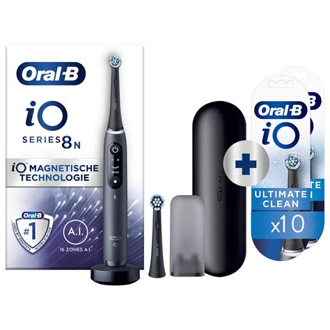 Oral B IO 8N Elektrische Tandenborstel Zwart Oral B NL