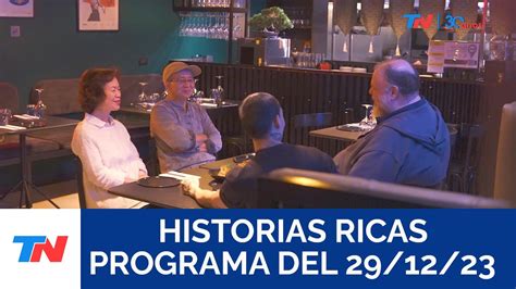 HISTORIAS RICAS Programa Completo Del 29 12 2023 YouTube