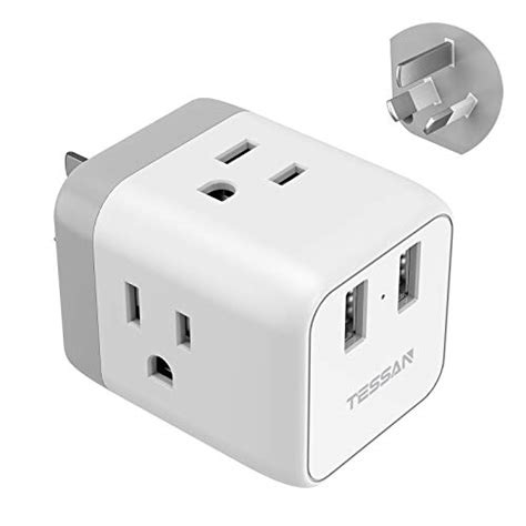 TESSAN New Zealand Australia Power Adapter Plug US To Australia Plug