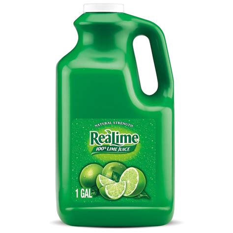 Lime Juice 1 Gal Bottle Made With Lime Juice From Concentrate Gluten