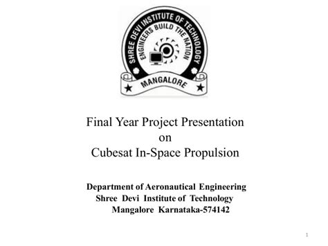 Final year project presentation