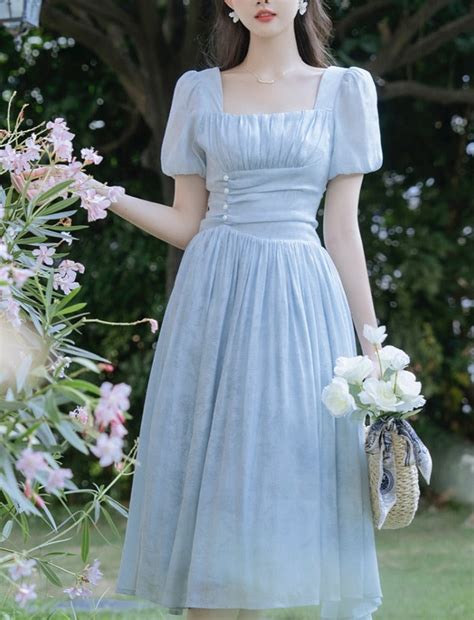 50s Light Blue Vintage Dress 50s Glamour Vintage Dress Vintage Dresses