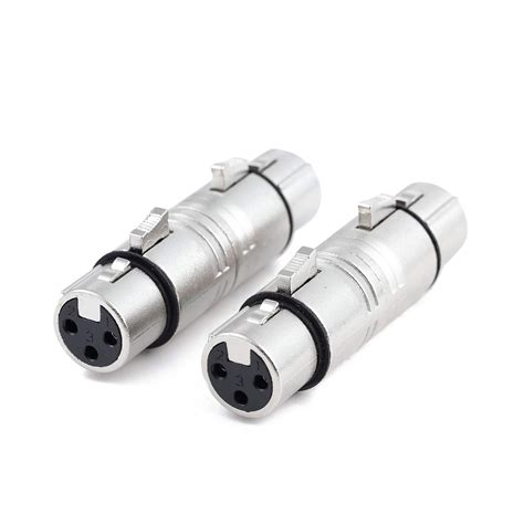 Ancable XLR Female To Female 2 Pack XLR 3 Pin Female To 3 Pin Female