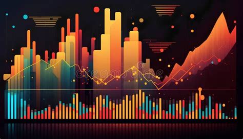 Abstract Background with Graphs and Charts. Vector Illustration EPS10 ...