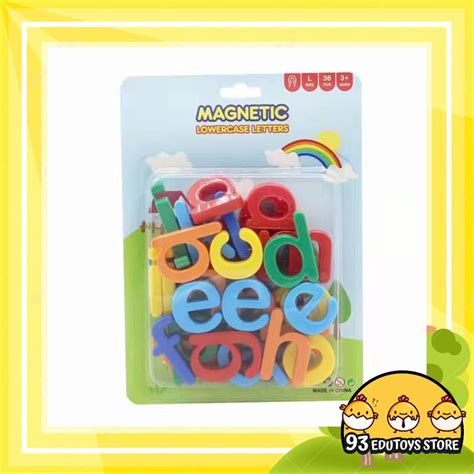 Magnetic Colourful Uppercase Lowercase Alphabets Letters Numbers