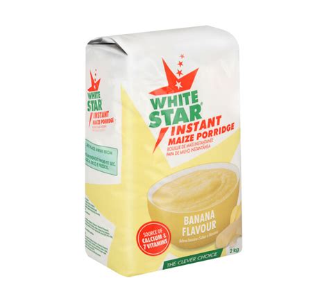 White Star Instant Porridge Banana Kg Tfs Wholesalers