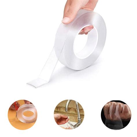 Multipurpose Washable Double Sided Adhesive Nano Sticky Tape China