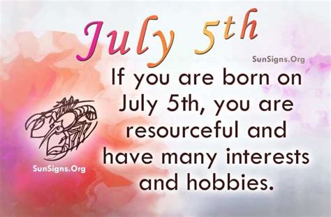 July 5 Famous Birthdays - SunSigns.Org