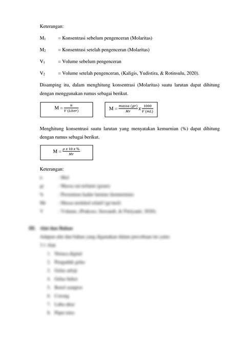 Solution Laporan Pembuatan Berbagai Larutan Studypool