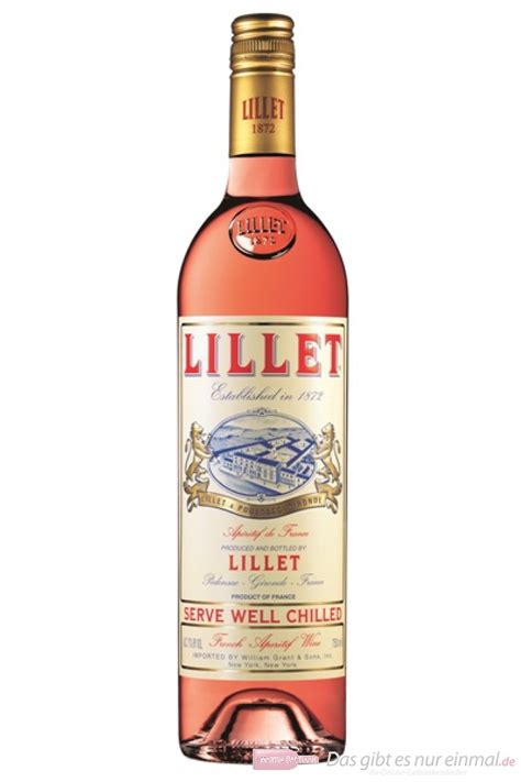 Lillet Wein Aperitif Rosé 0 75l Flasche