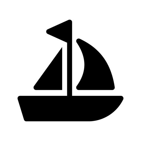 Sailing Ship Icon Vector Symbol Design Illustration 26622229 Vector Art ...