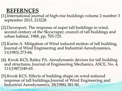 Aerodynamic optimization of building shapes | PPTX