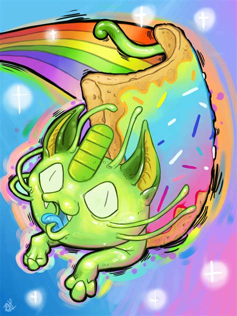 Nyan Meowth Meowth Fan Art Fanpop