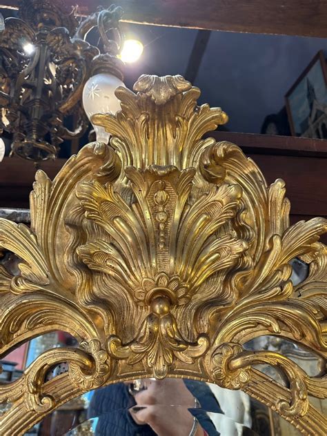 Proantic Important Miroir A Parcloses De Style Regence Epoque Napoleo