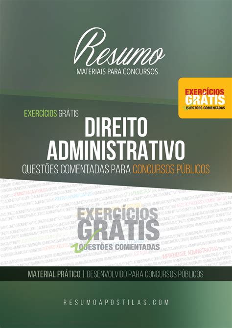 Exercicios De Direito Administrativo Para Concursos Publicos Direito