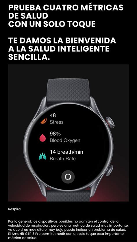 Tienda En L Nea Amazfit Espa A Gtr Pro Smartwatch