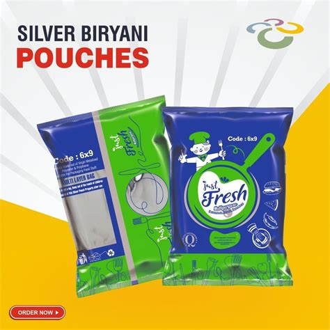 Printed Glossy Biryani Packaging Pouch Heat Sealed At Rs 190 Kg In